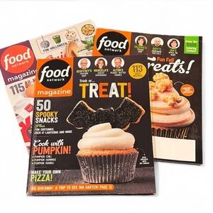 Food Network Halloween Magazines - Set of 3